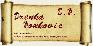 Drenka Momković vizit kartica